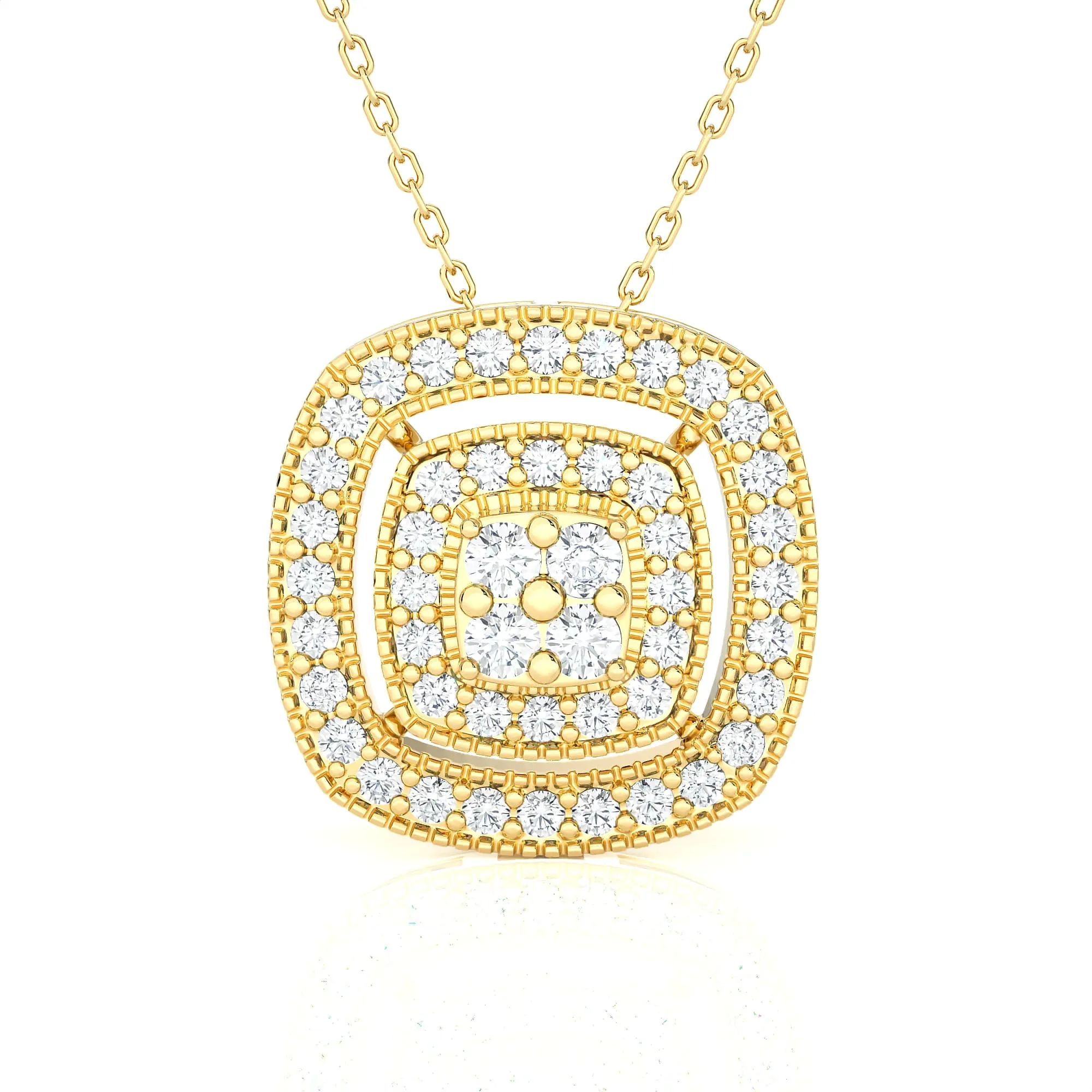 1/2  ctw Round Lab Grown Diamond Fashion Pendant