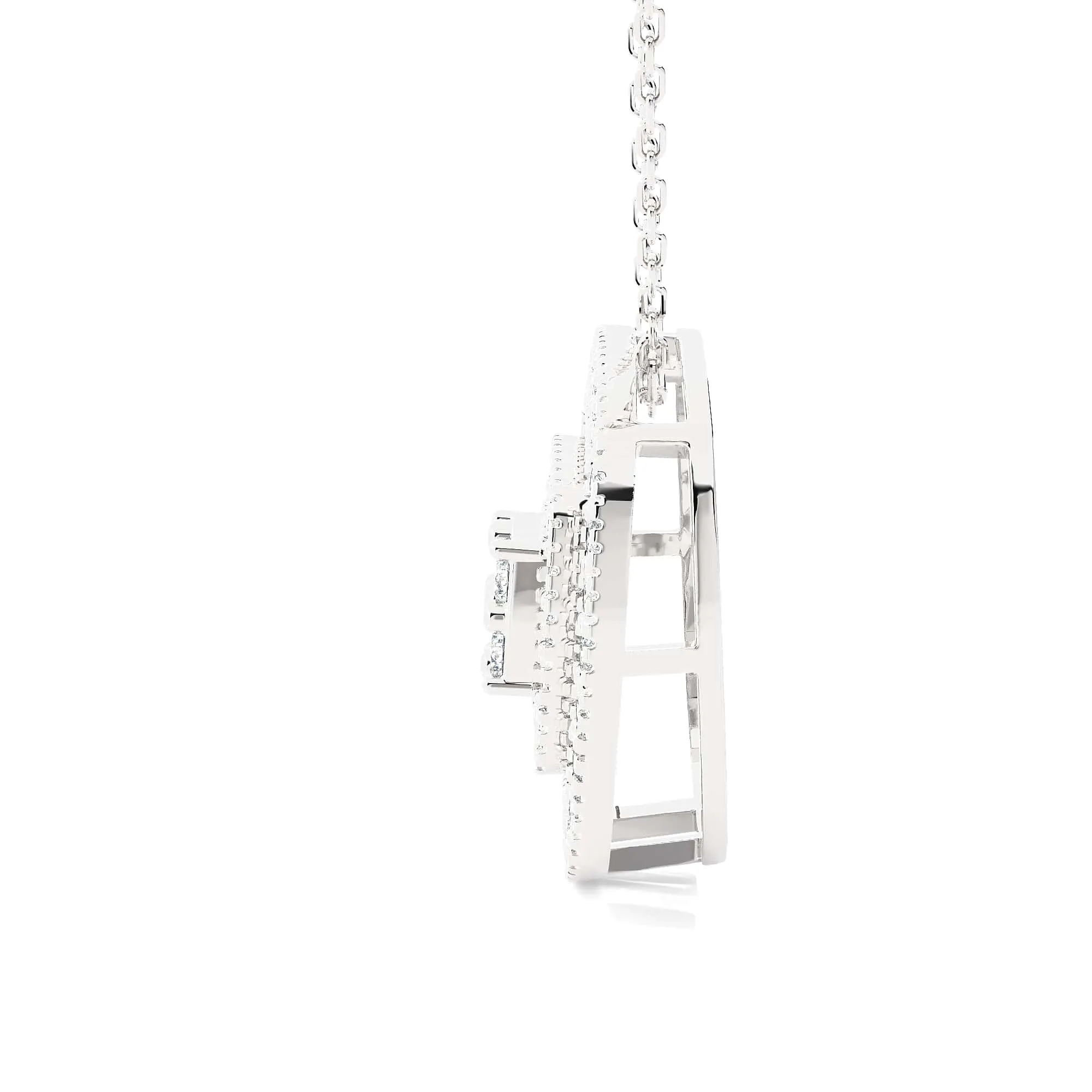 1/2  ctw Round Lab Grown Diamond Fashion Pendant