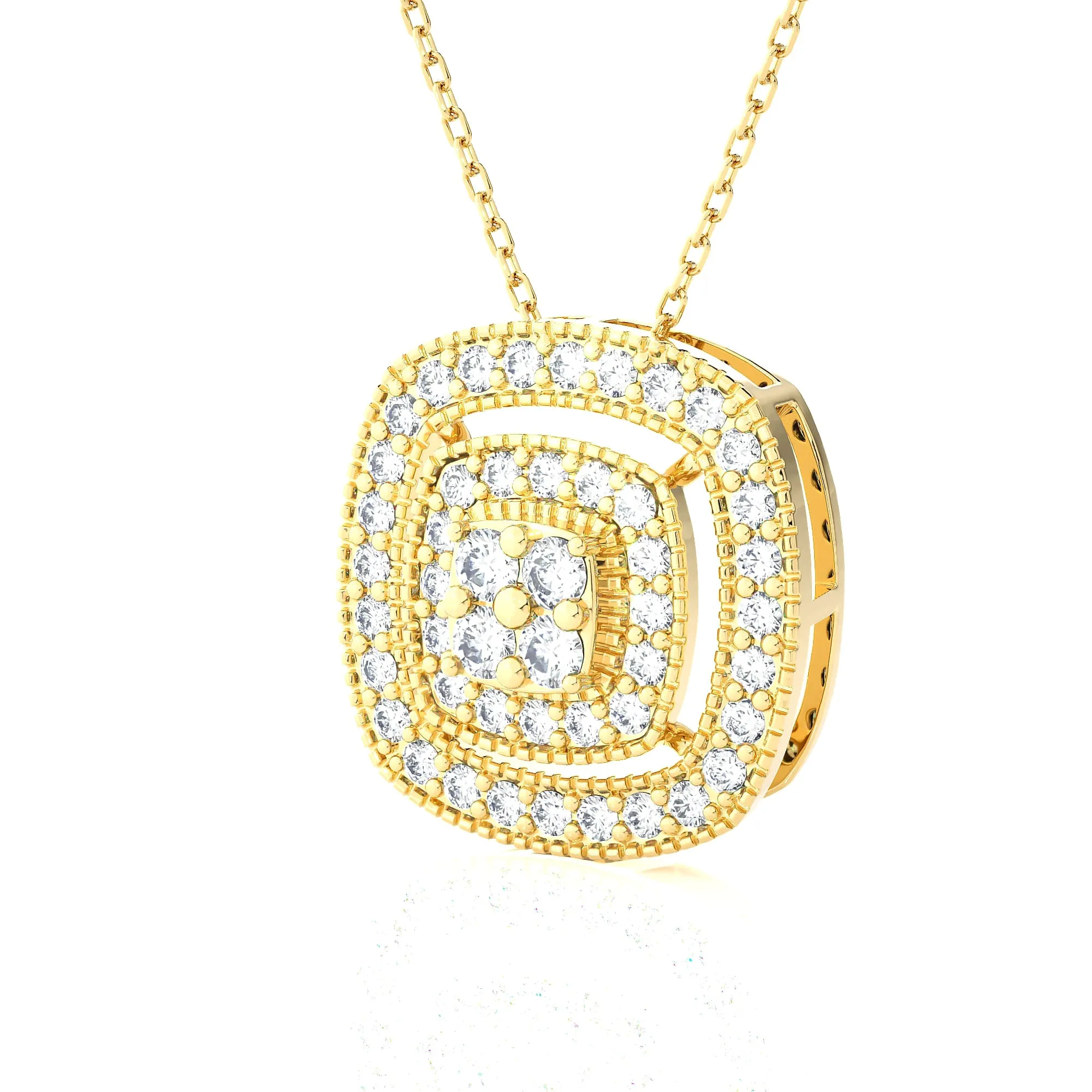 1/2  ctw Round Lab Grown Diamond Fashion Pendant