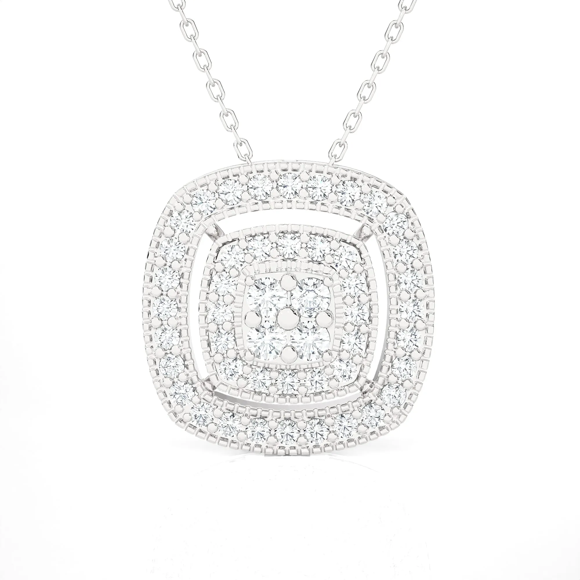 1/2  ctw Round Lab Grown Diamond Fashion Pendant