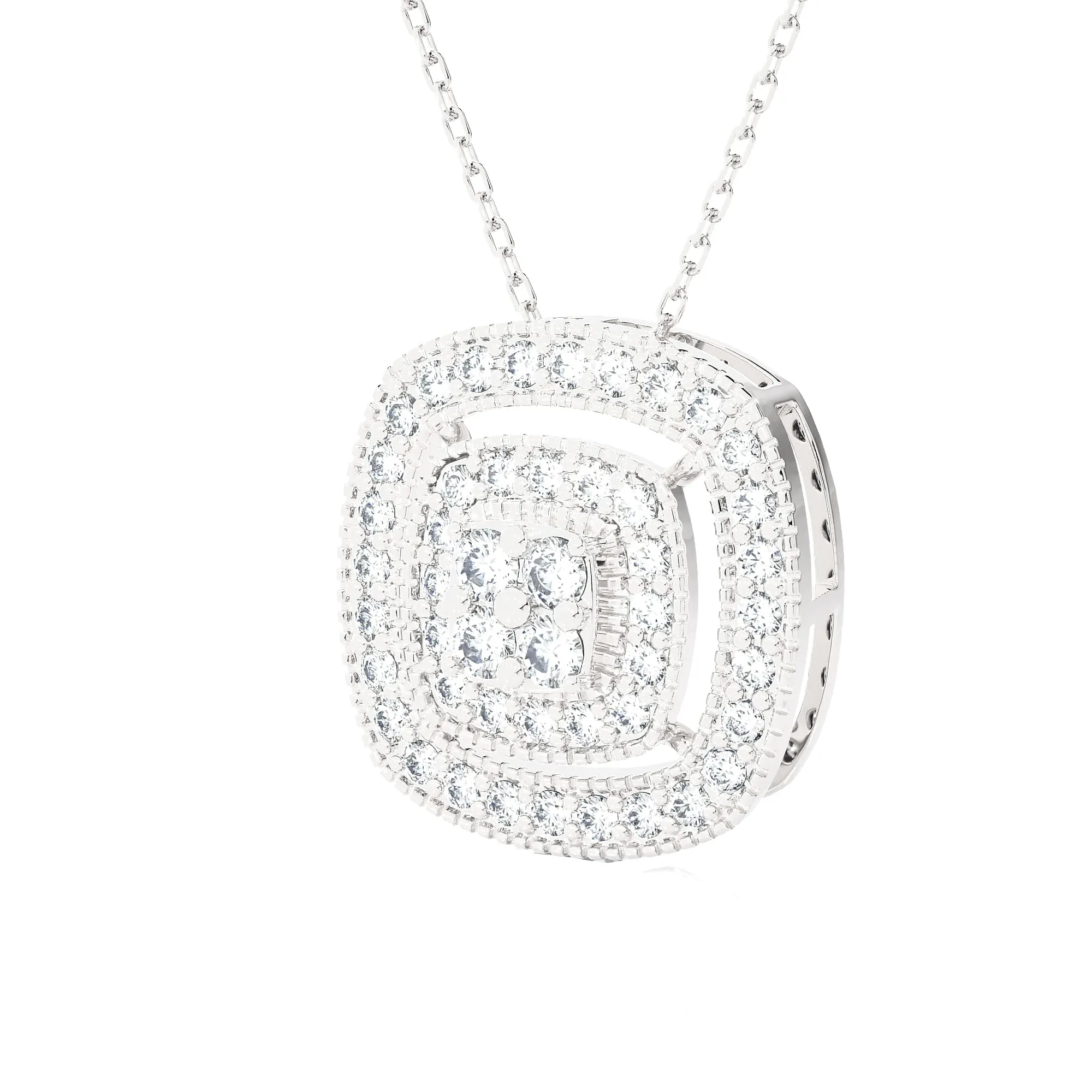 1/2  ctw Round Lab Grown Diamond Fashion Pendant