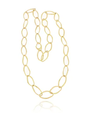 18k Yellow Gold Link Necklace