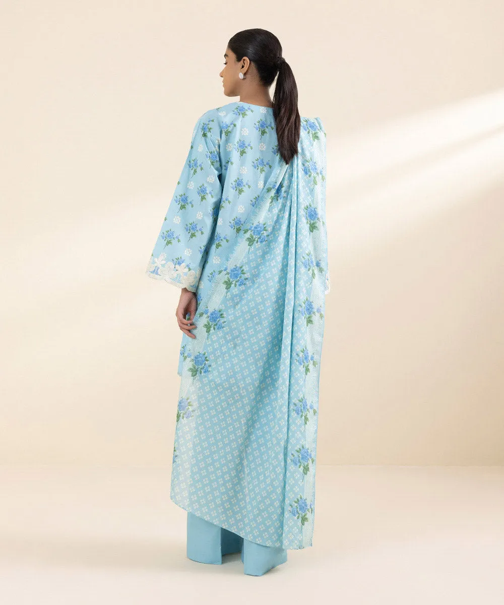 3 Piece - Embroidered Lawn Suit-0U3Pdy24V412