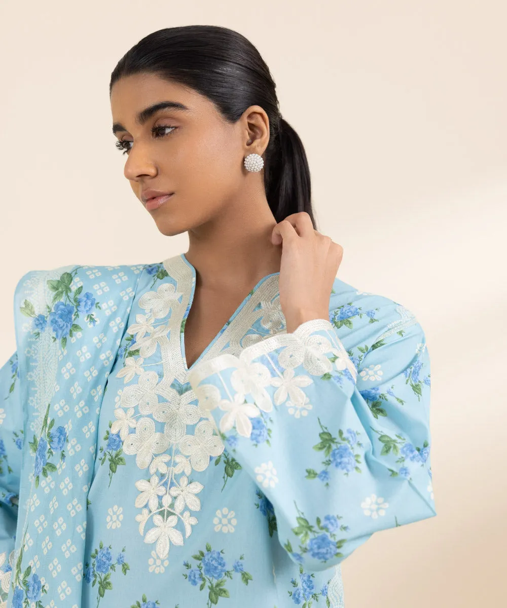 3 Piece - Embroidered Lawn Suit-0U3Pdy24V412