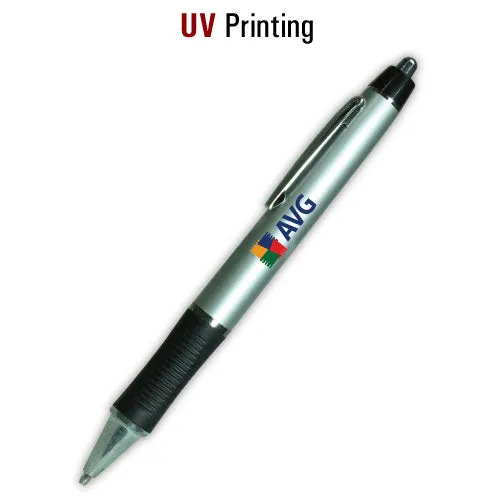 AMS- 085 - Plastic pen with Rubber Grip