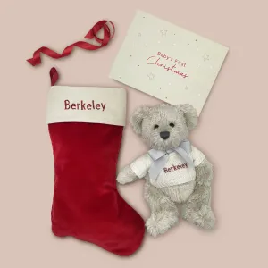 Berkeley Bear's Personalised Christmas Gift Set