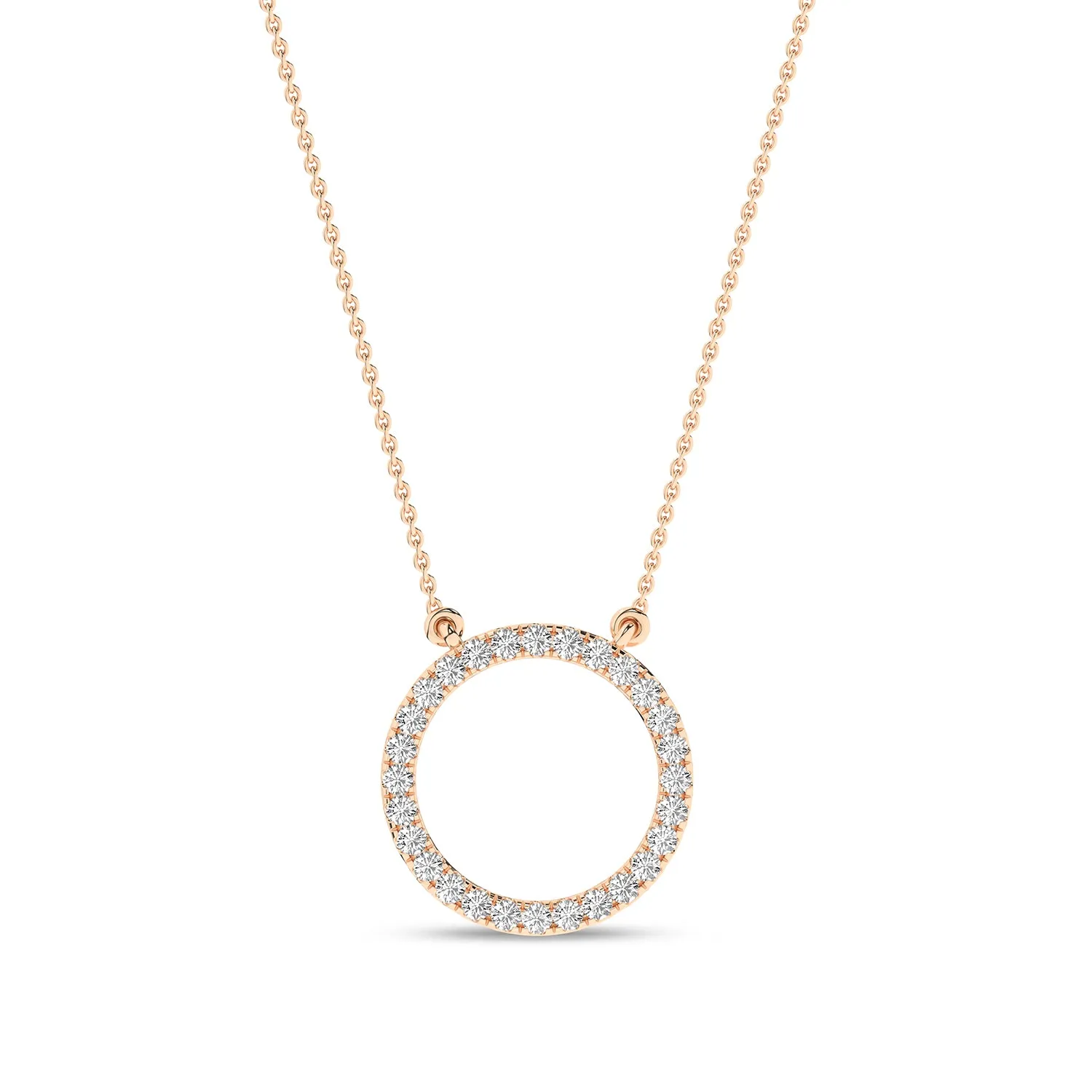 Circular Silhouette Necklace