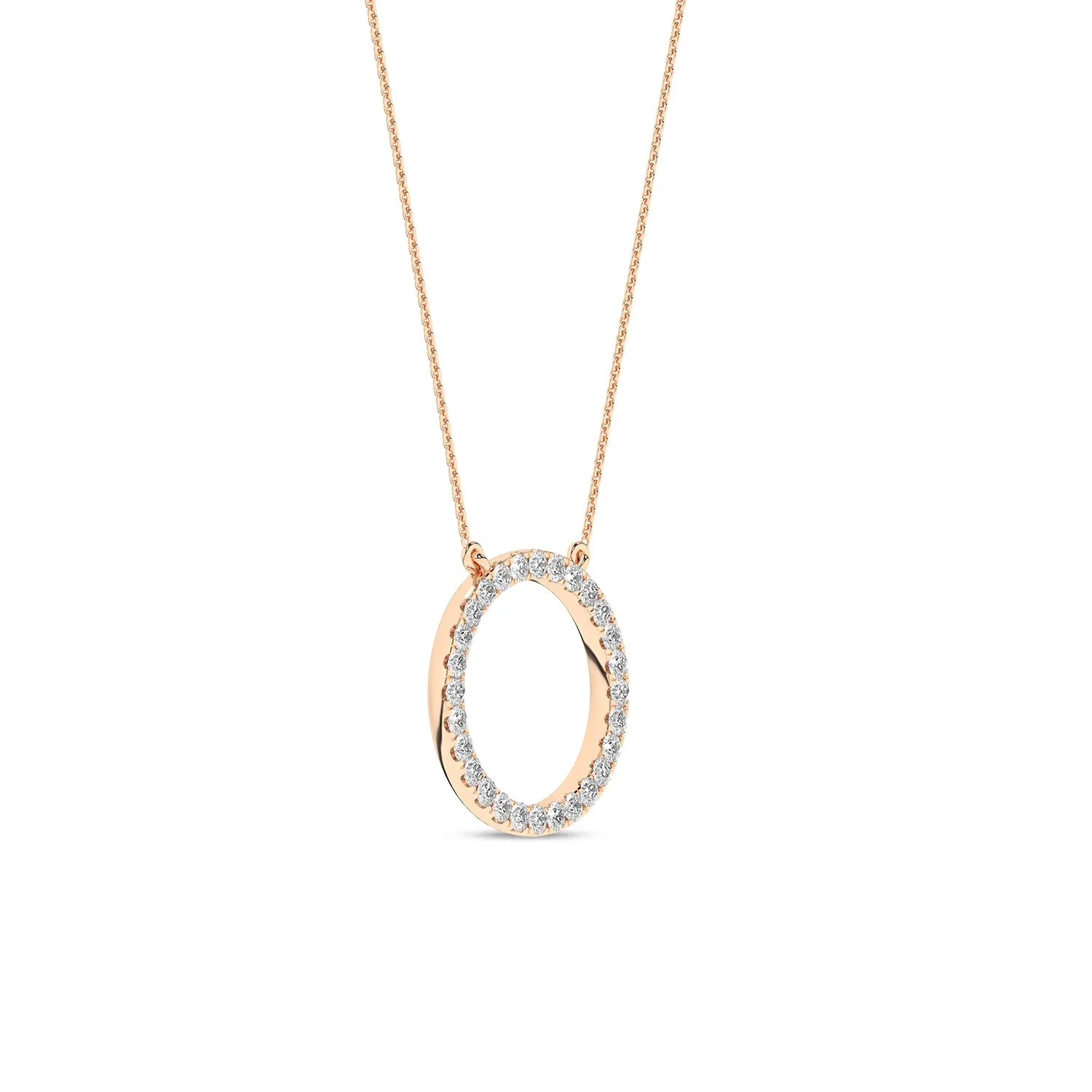 Circular Silhouette Necklace