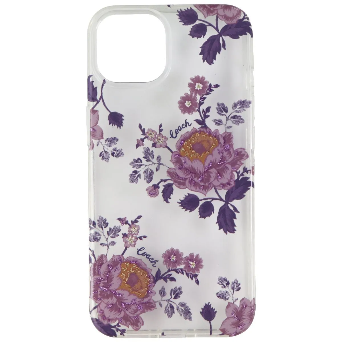 Coach Protective Case for Apple iPhone 13 / 14 - Moody Floral Clear