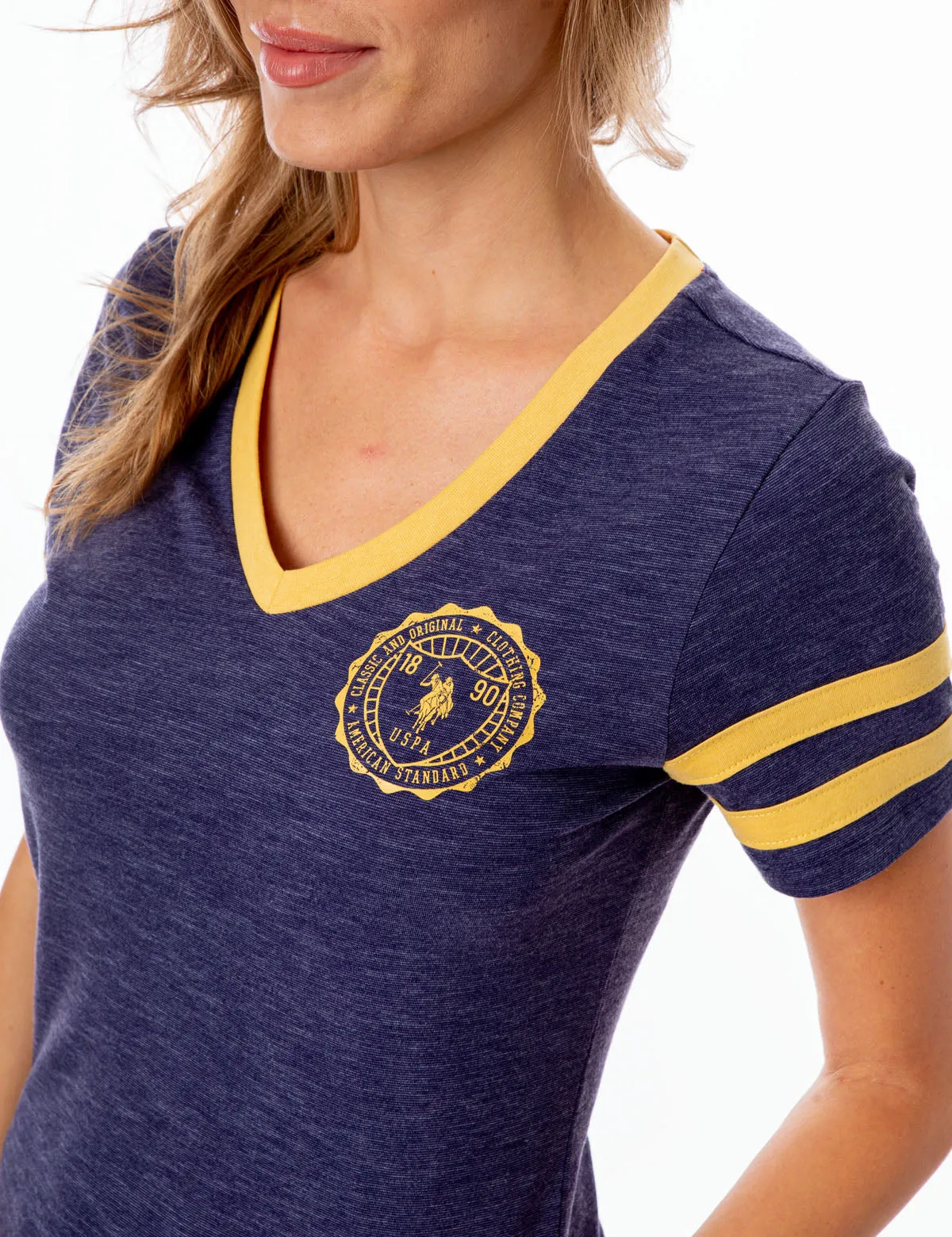 COLLEGIATE STRIPE T-SHIRT