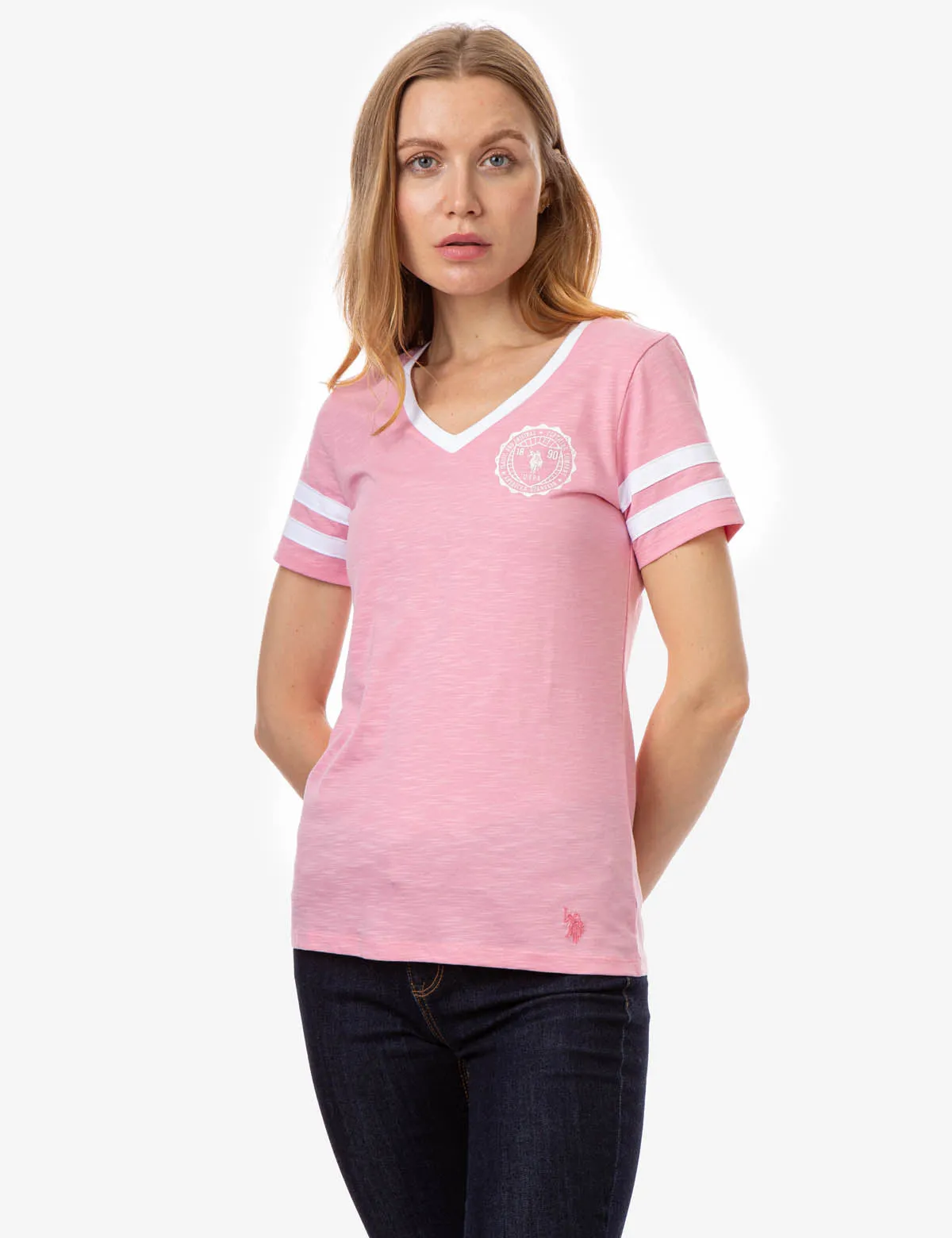 COLLEGIATE STRIPE T-SHIRT