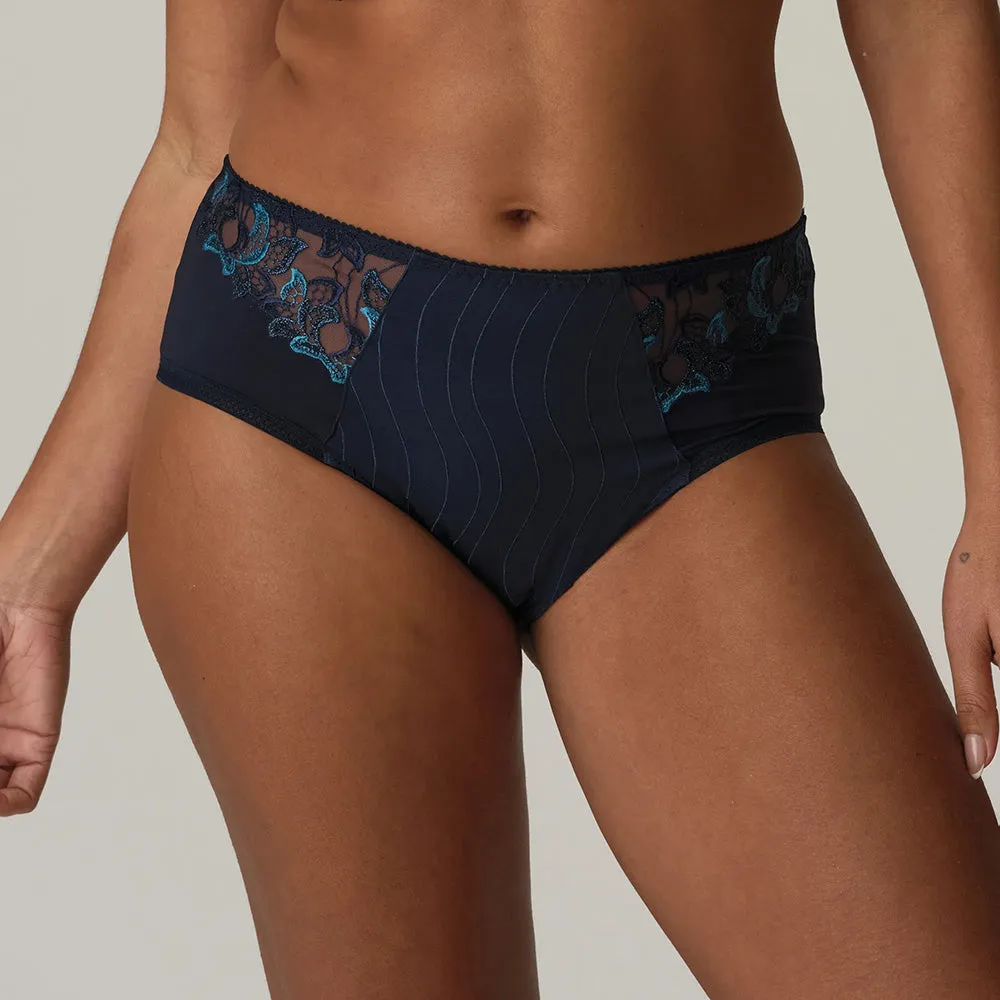 Deauville Velvet Blue Deep Brief