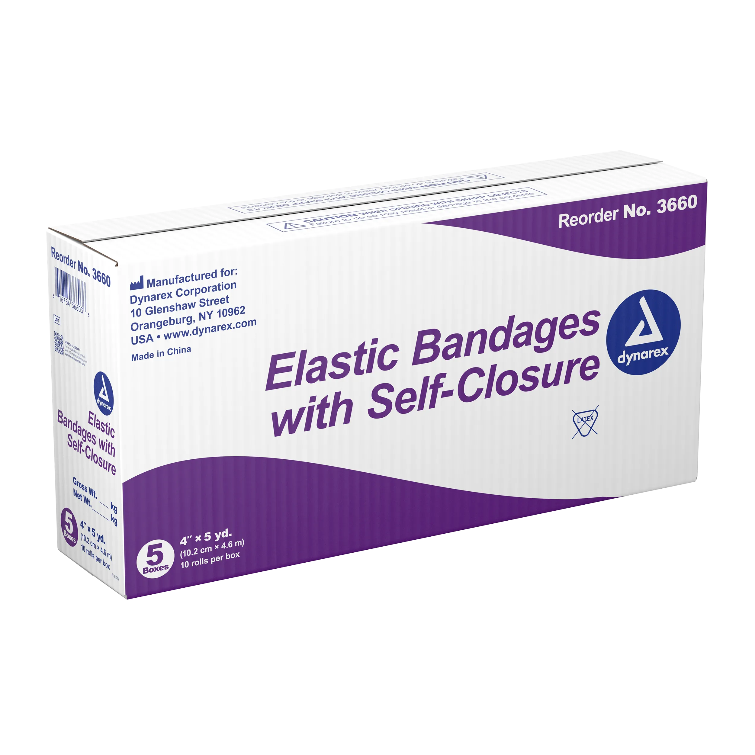 Dynarex - Elastic Bandage with Self-Closure, 5yds