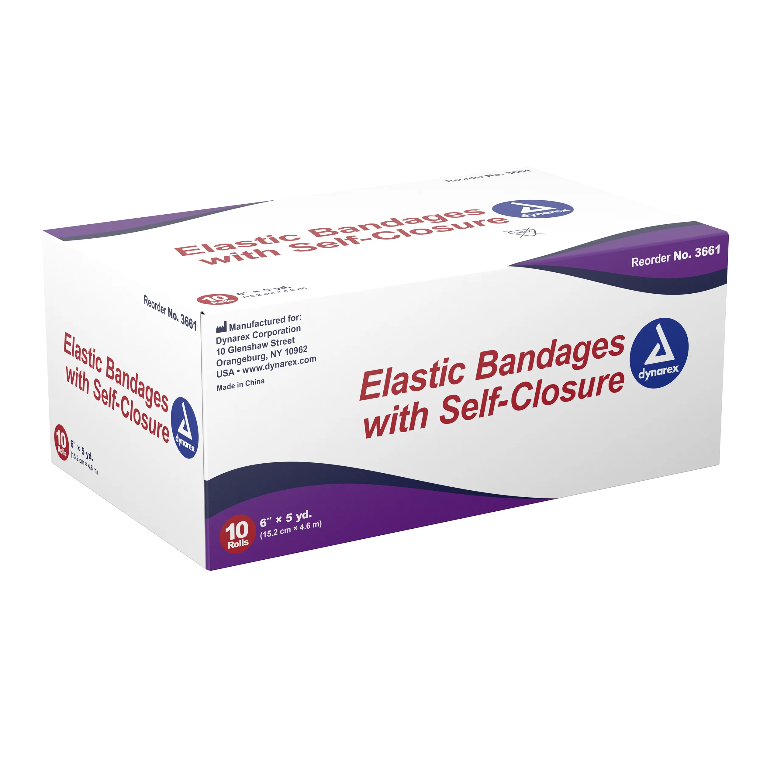 Dynarex - Elastic Bandage with Self-Closure, 5yds