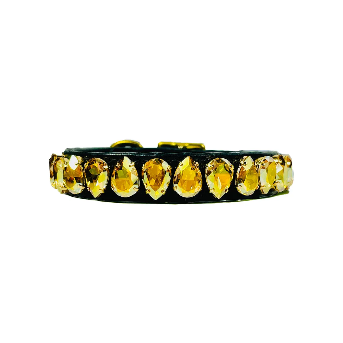 Easy Liz Dog Collar Metallic Sunshine