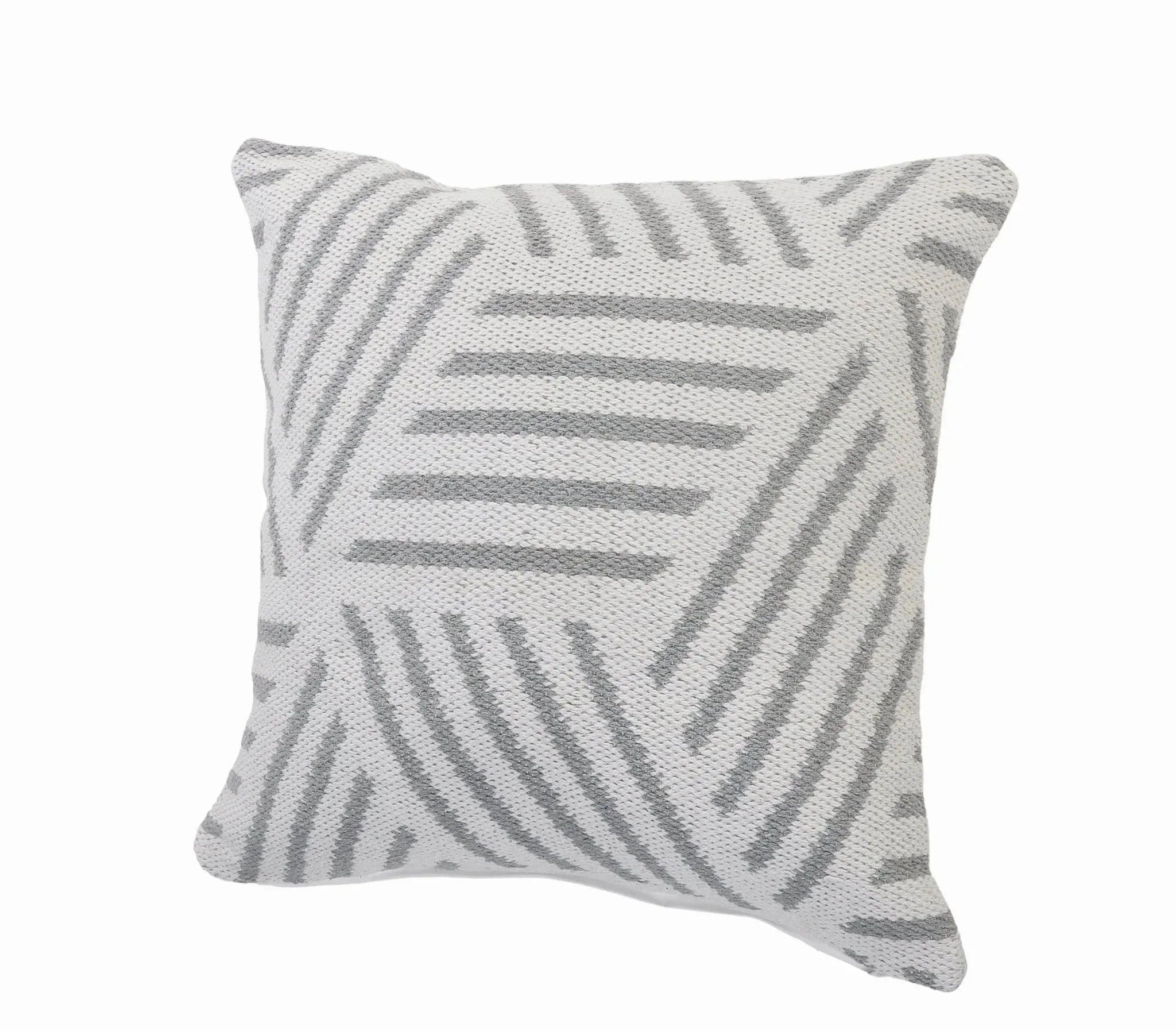 Elemental Lr07552 Gray/White Pillow