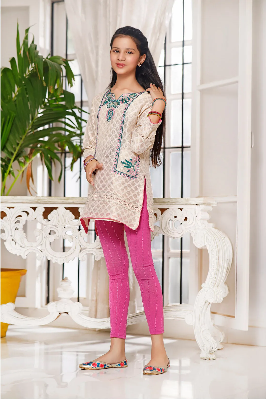 Embroidered Banarsi 2pcs Suit | MID SUMMER | S1024