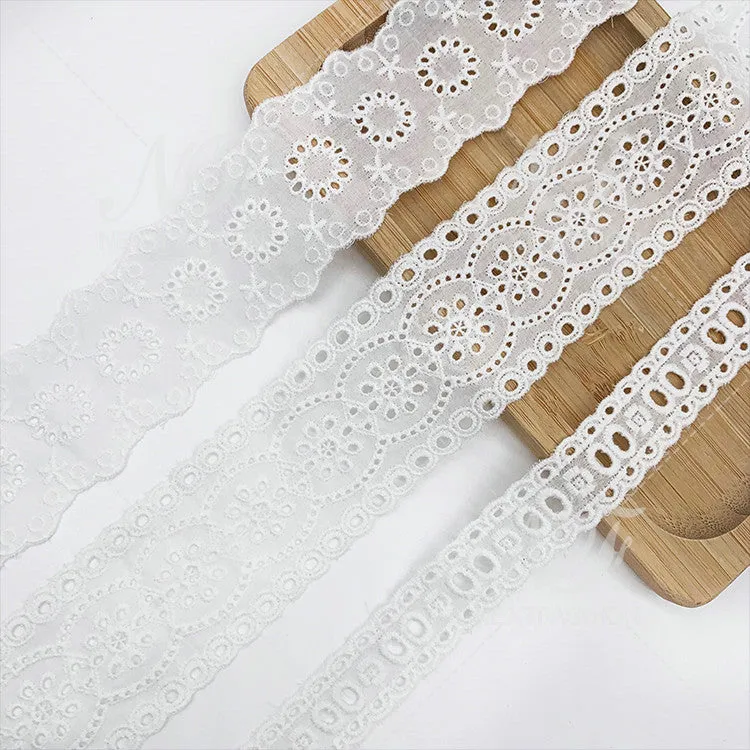 Embroidery lace with cotton fabric NFA22A1015-1004-1002-NFA22A1017-1021-1005