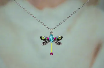 Firefly Jewelry Dragonfly Collection Pendant Necklace-8381MC