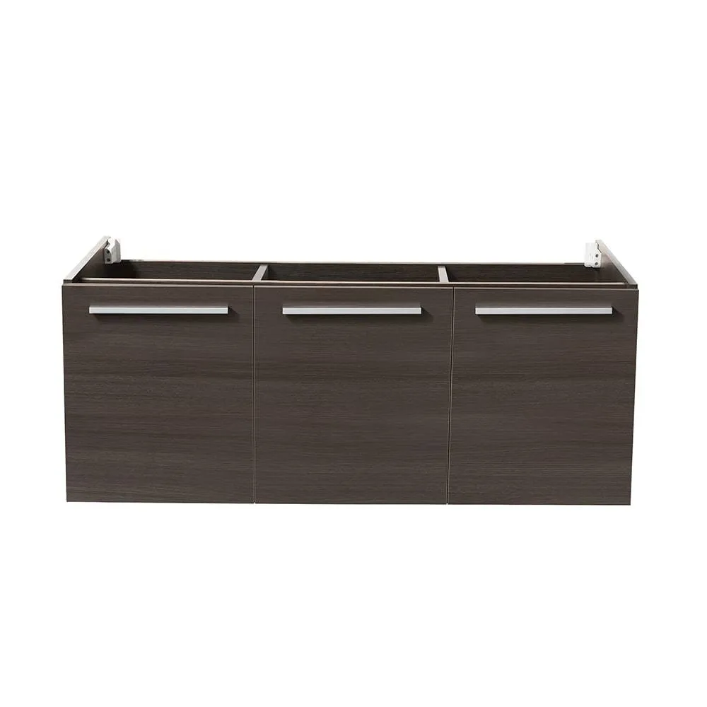 Fresca FCB8092GO Vista 48" Gray Oak Wall Hung Modern Bathroom Cabinet