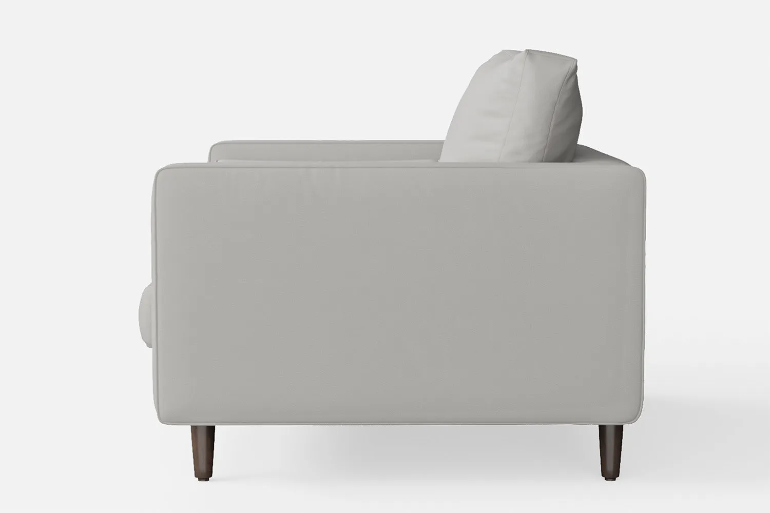 Gela Armchair White Leather