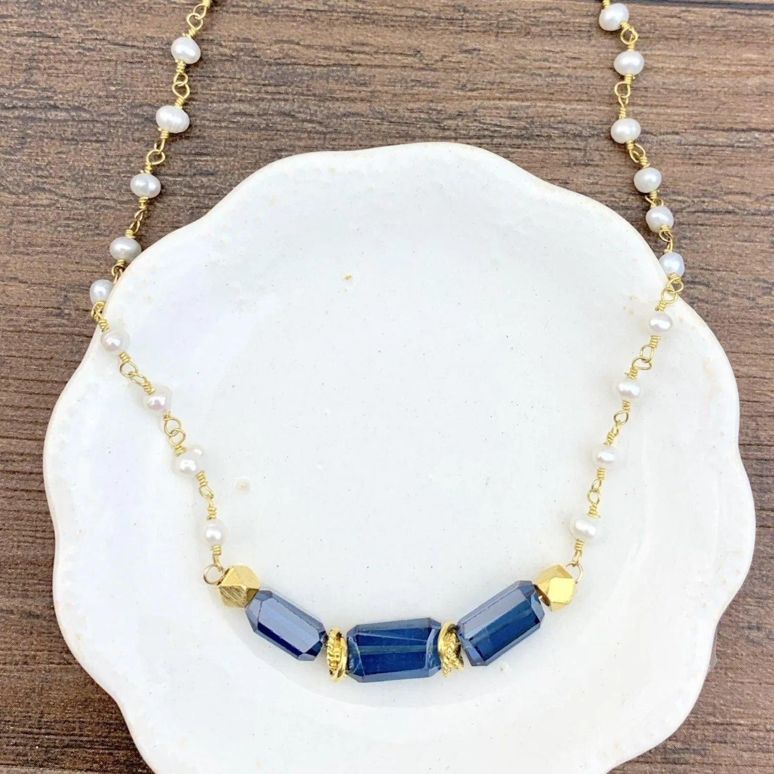 Gemstone Nuggets Layering Necklace