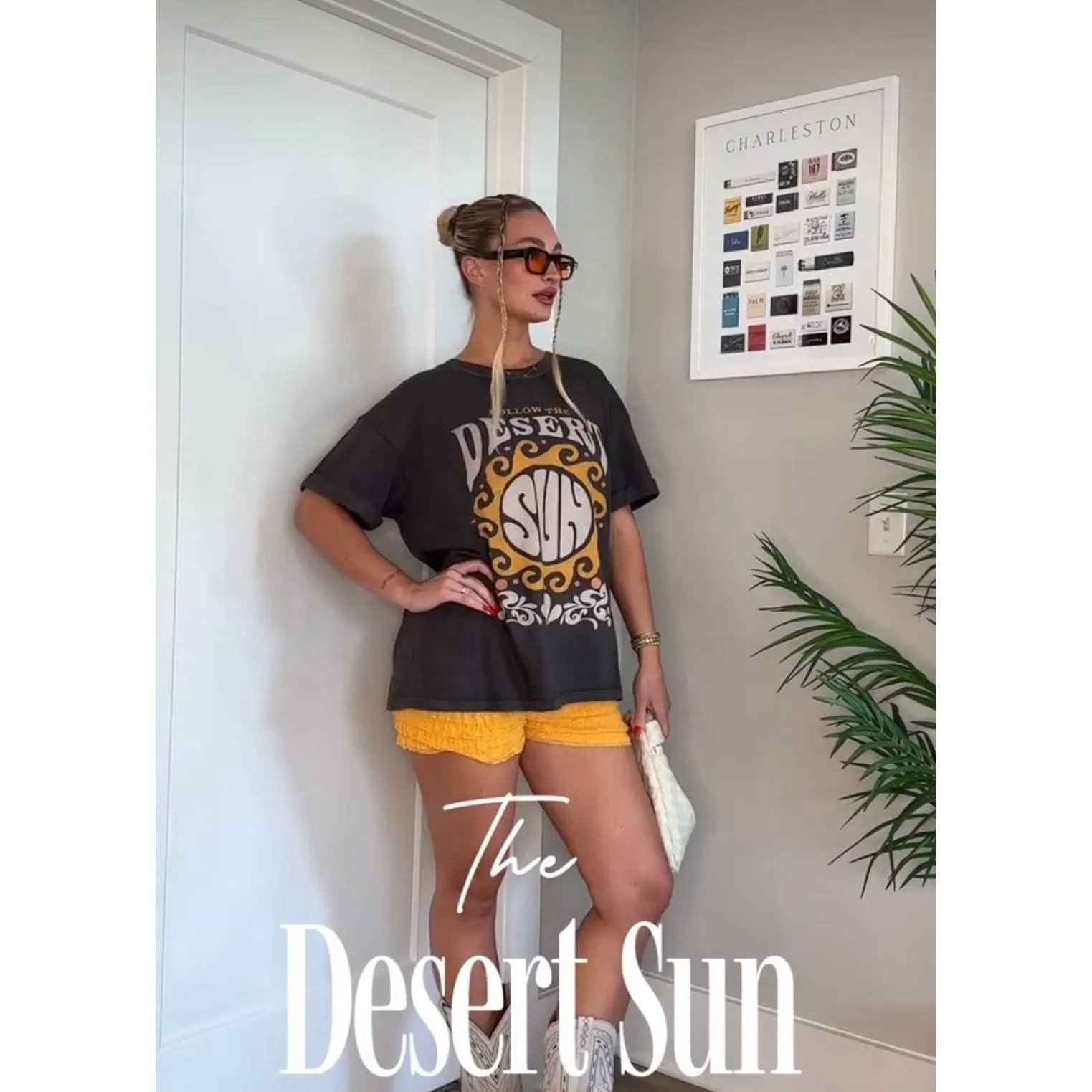 Girl Dangerous Follow the Desert Sun S/S Boyfriend Tee