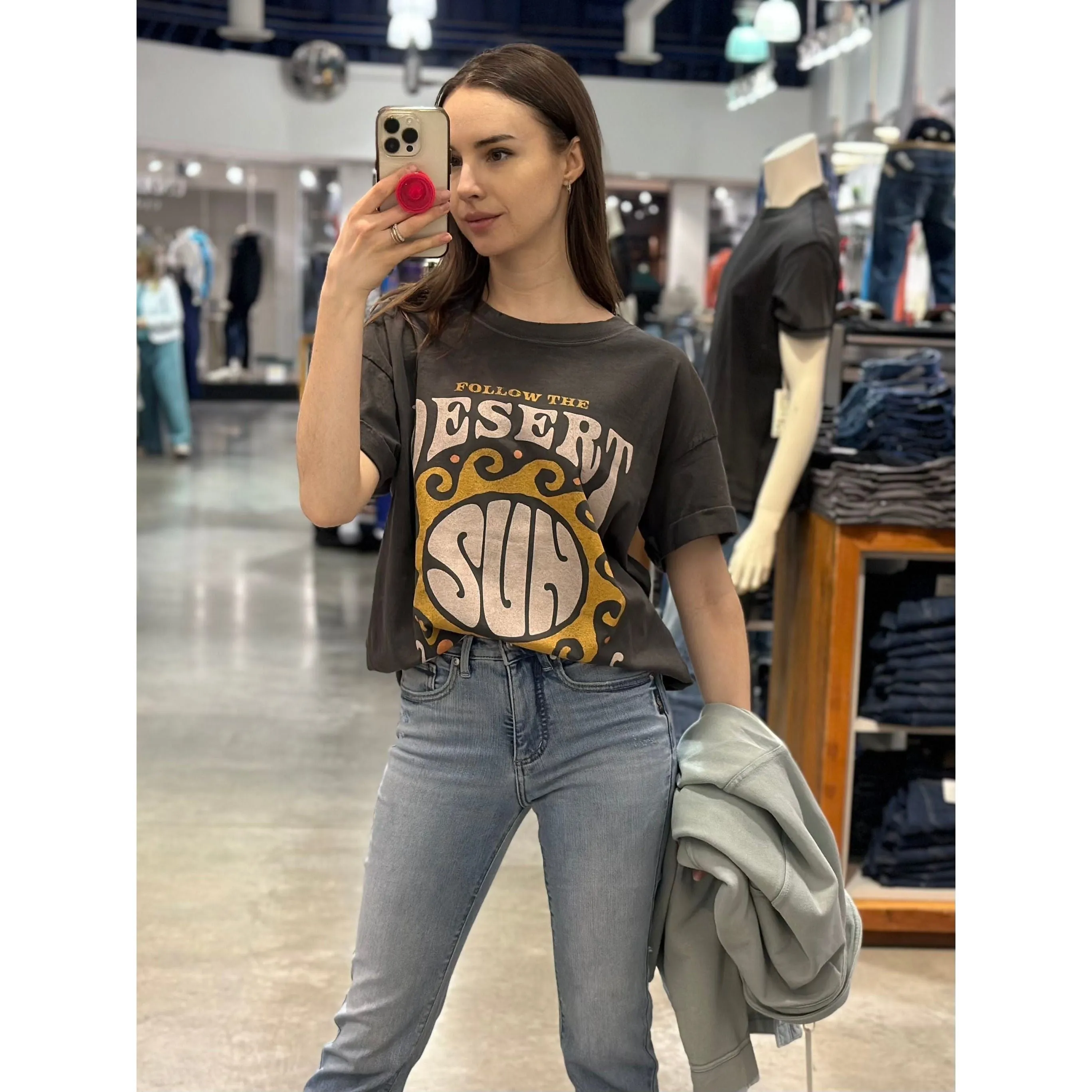 Girl Dangerous Follow the Desert Sun S/S Boyfriend Tee