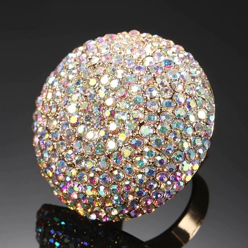 Gorgeous Sparkling Rhinestone Studded Rings