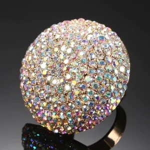 Gorgeous Sparkling Rhinestone Studded Rings