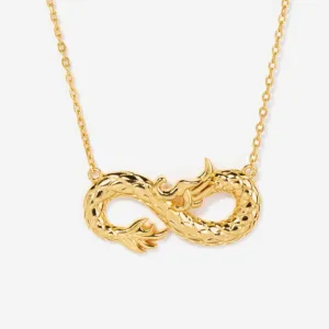 Infinity Dragon Necklace