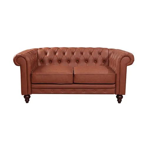 Madeline 2 Seater Brown