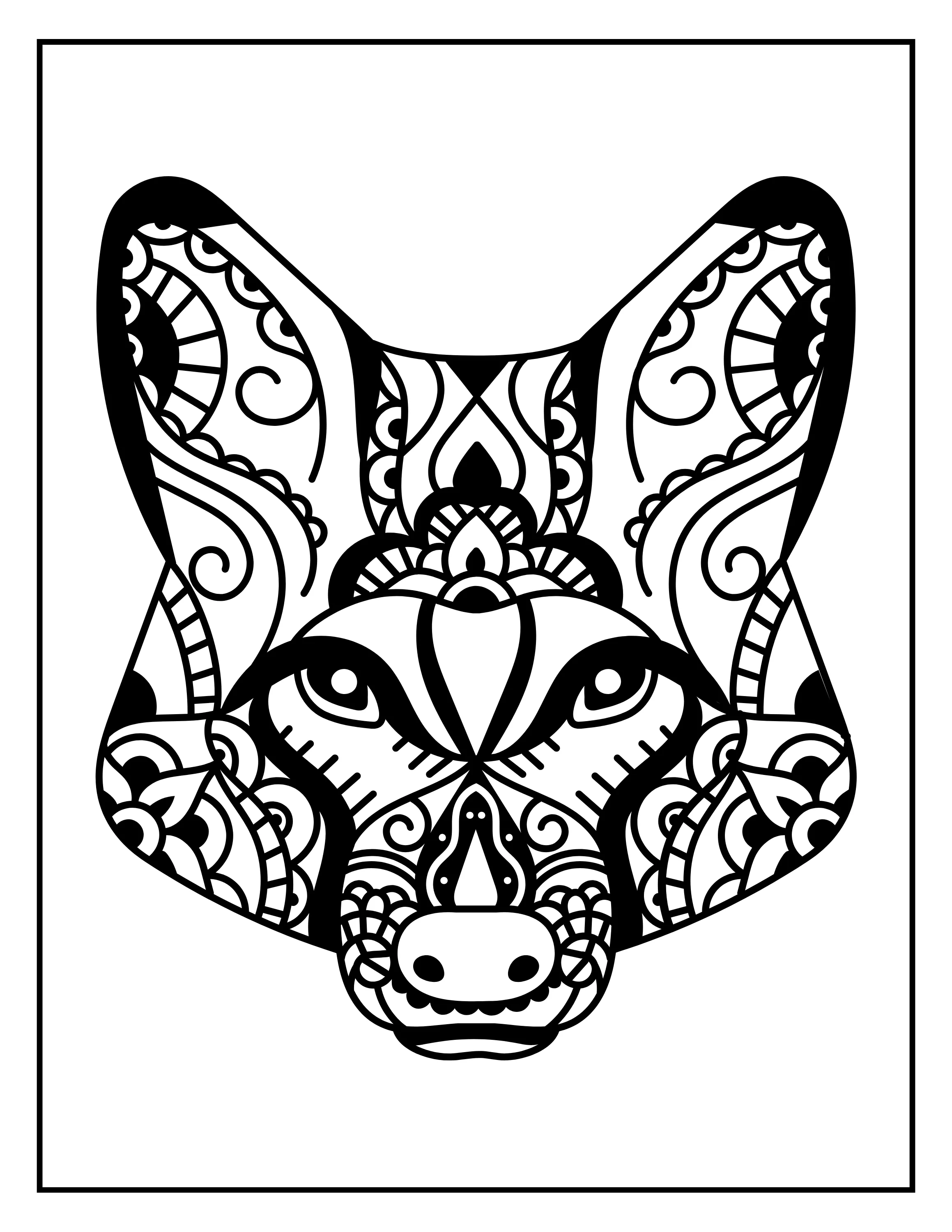 Man's Best Friends Adult Printable Coloring Pages: Dog Breeds