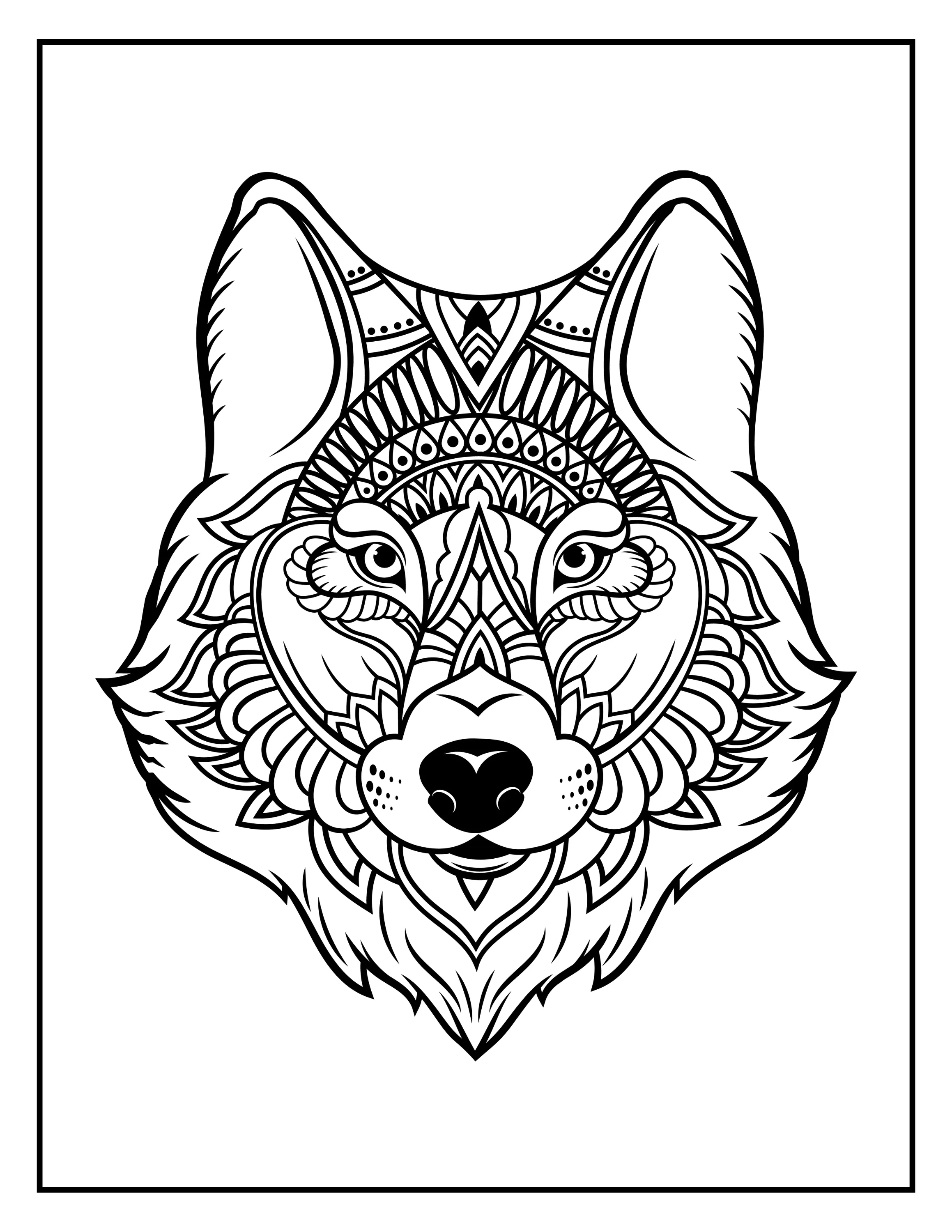 Man's Best Friends Adult Printable Coloring Pages: Dog Breeds