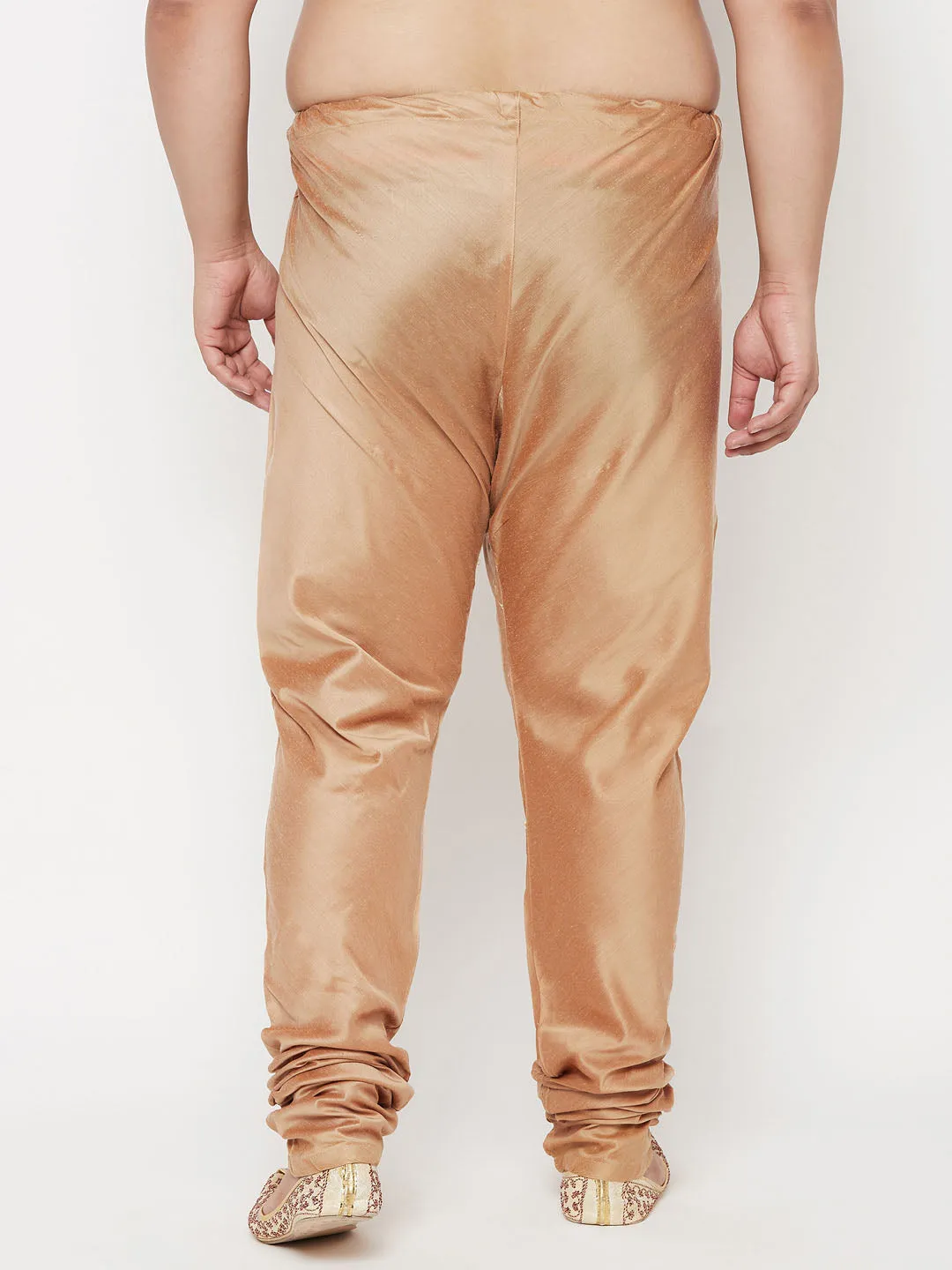 Men's Plus Rose Gold Viscose Blend Pyjama - Vastramay