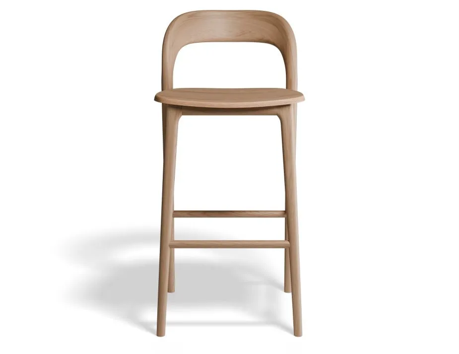 Mia Stool - Natural - 66cm Seat Height (Kitchen Bench height)