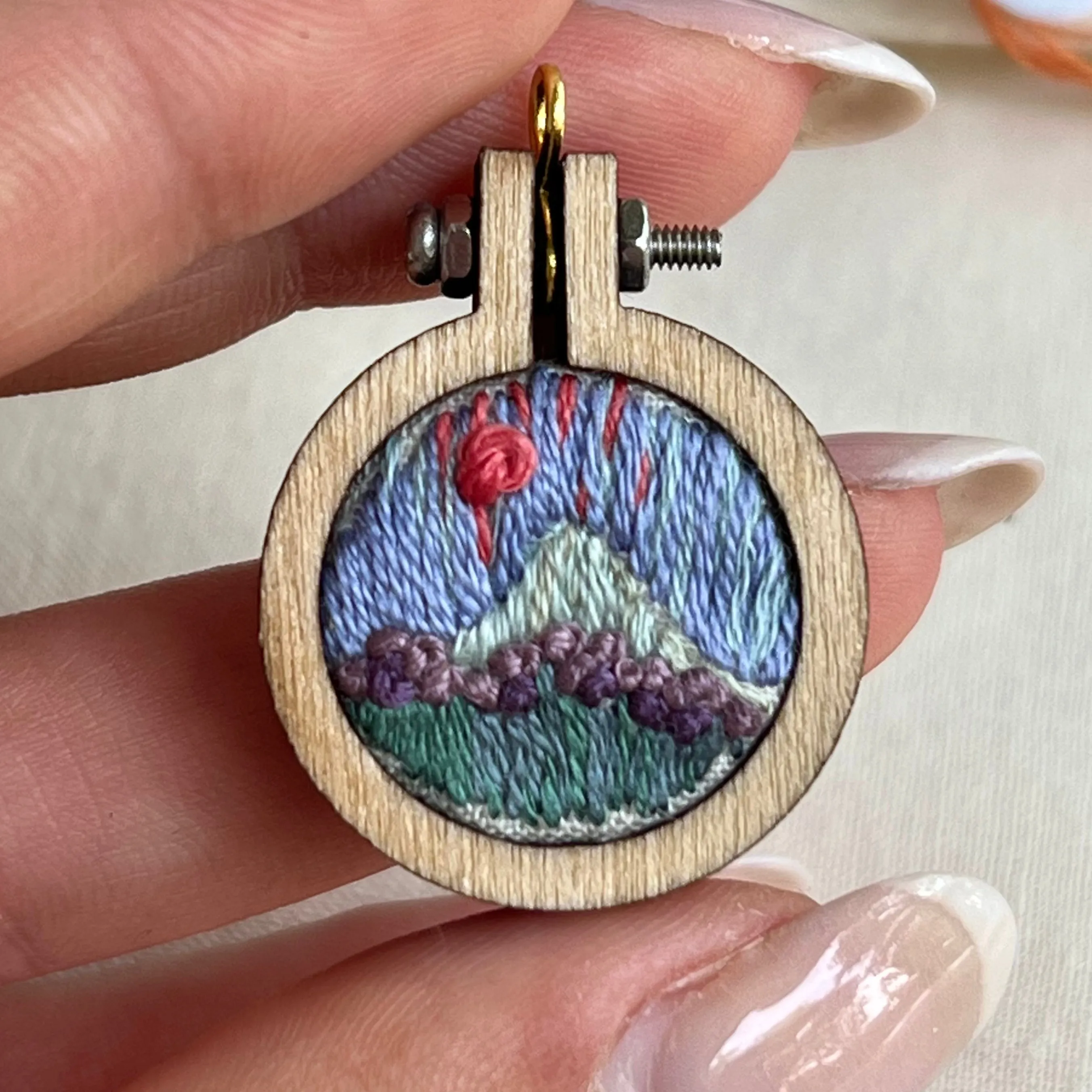 Mini Embroidered Necklaces - Choose your Favorite