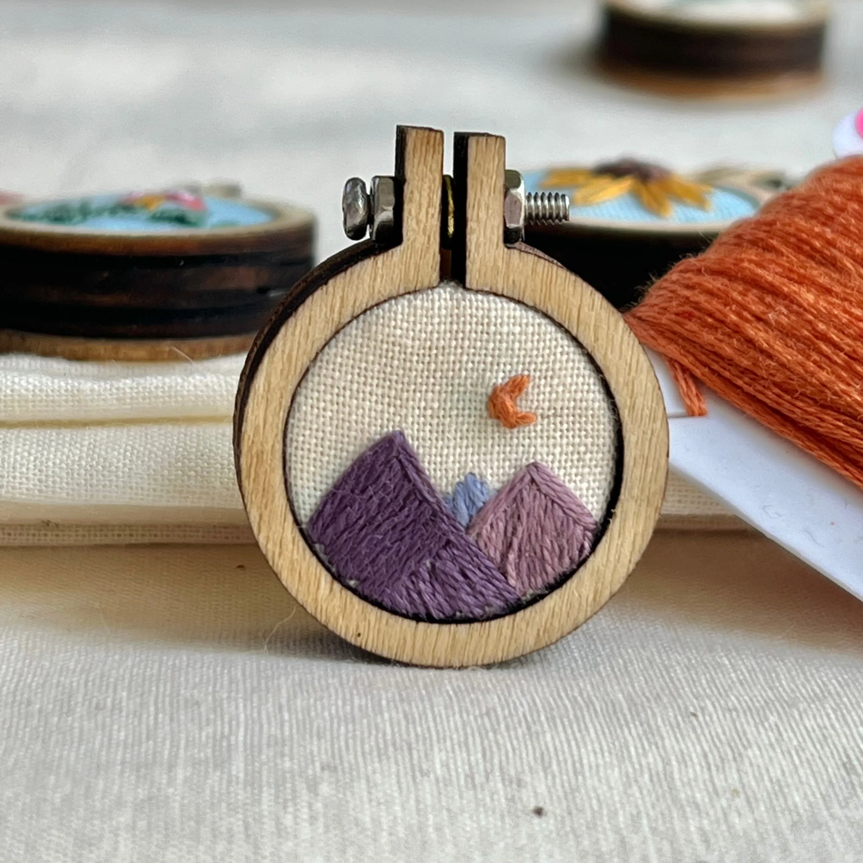 Mini Embroidered Necklaces - Choose your Favorite