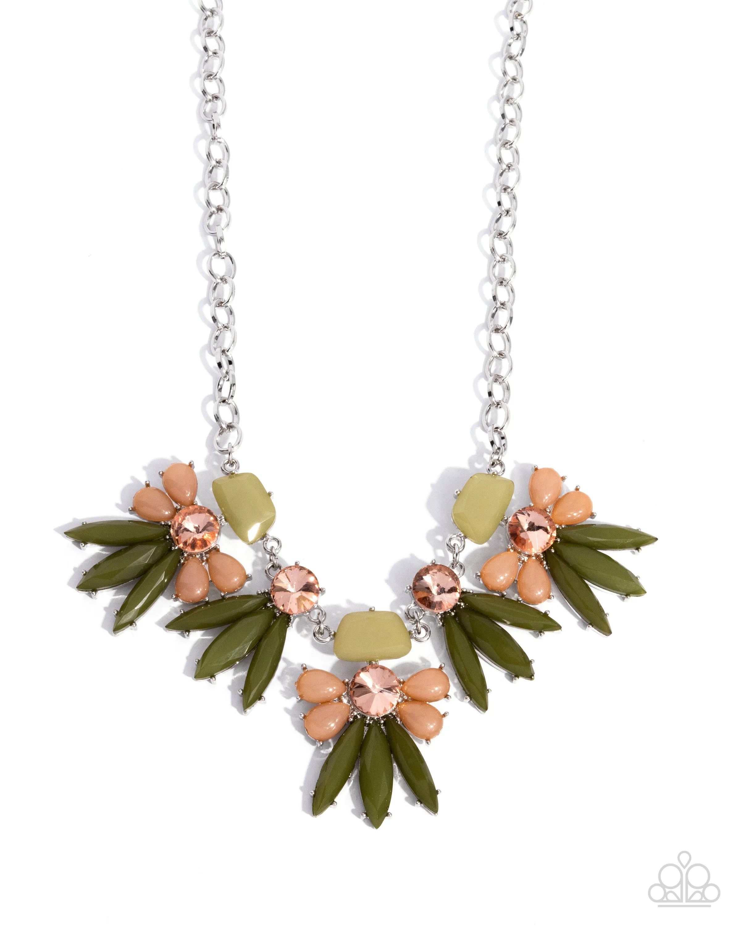 Necklaces Folklore Flair - Green