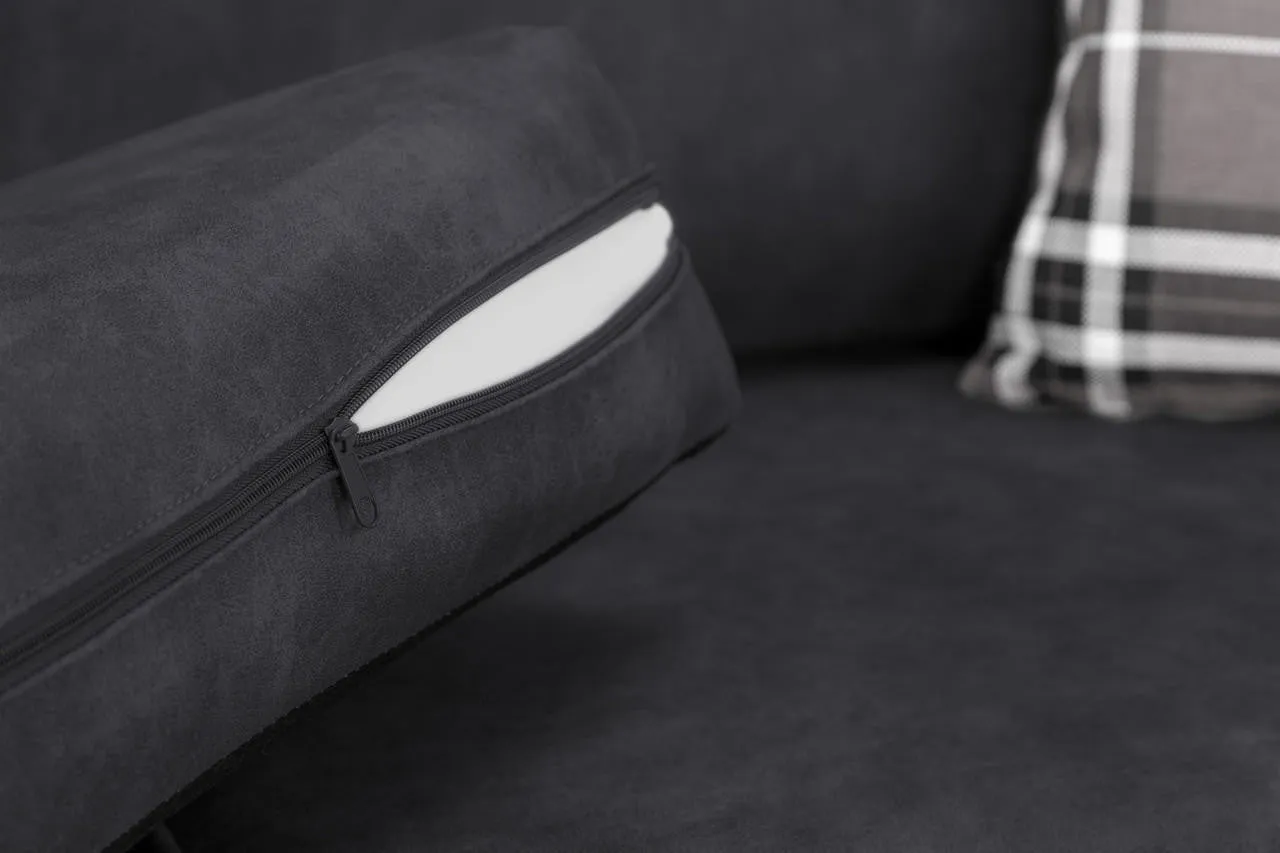 Oakland Sofa - Charcoal Armchair - 115 CM