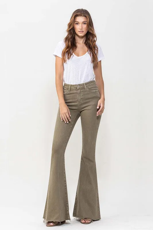 Olive High Rise Super Flare