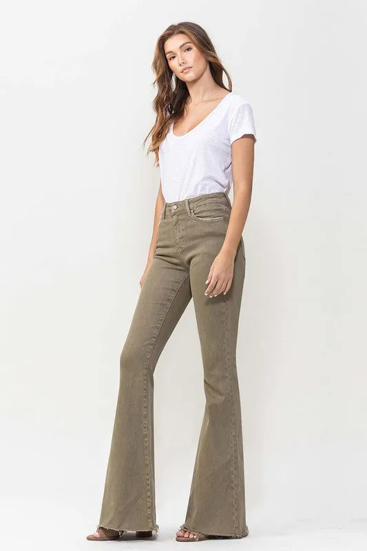 Olive High Rise Super Flare