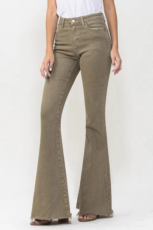 Olive High Rise Super Flare