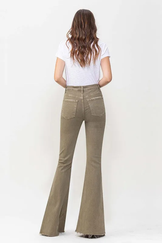 Olive High Rise Super Flare