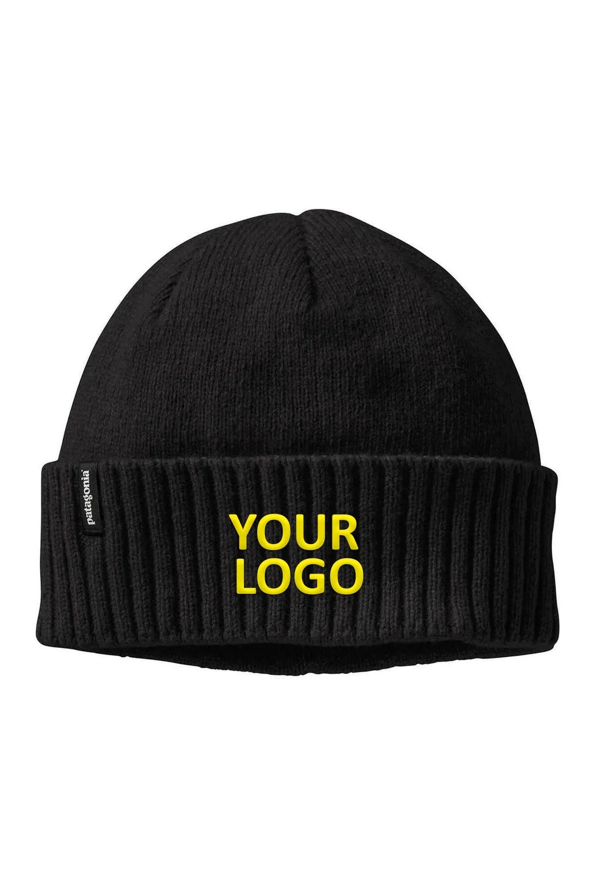 Patagonia Brodeo Branded Beanies, Black