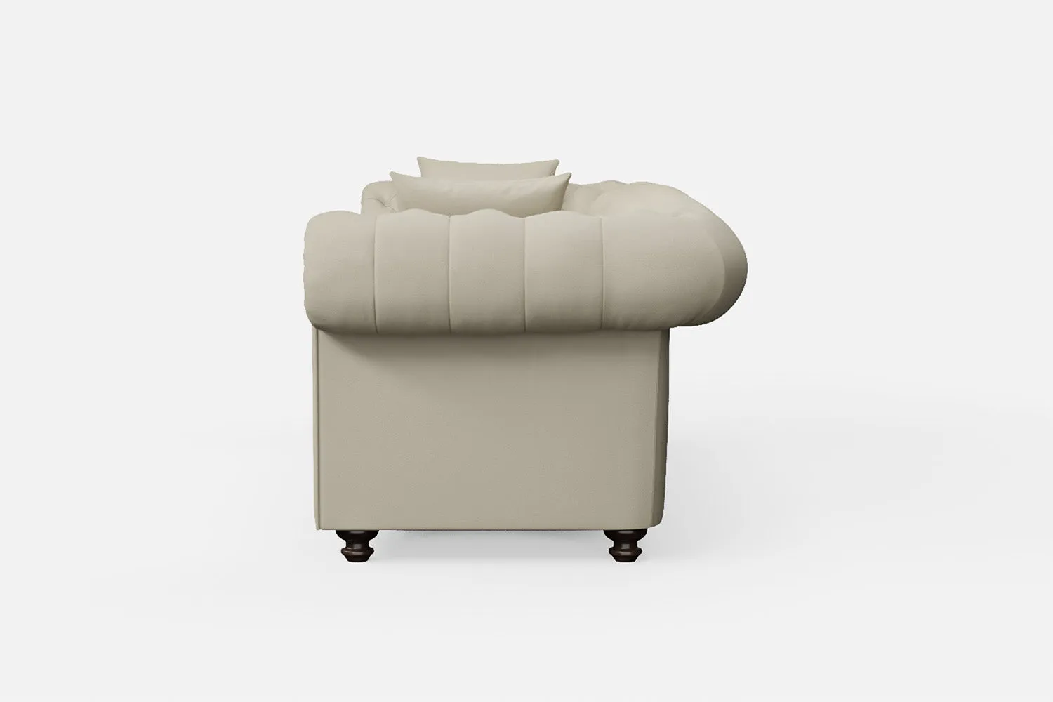 Pesaro 3 Seater Sofa Cream Leather