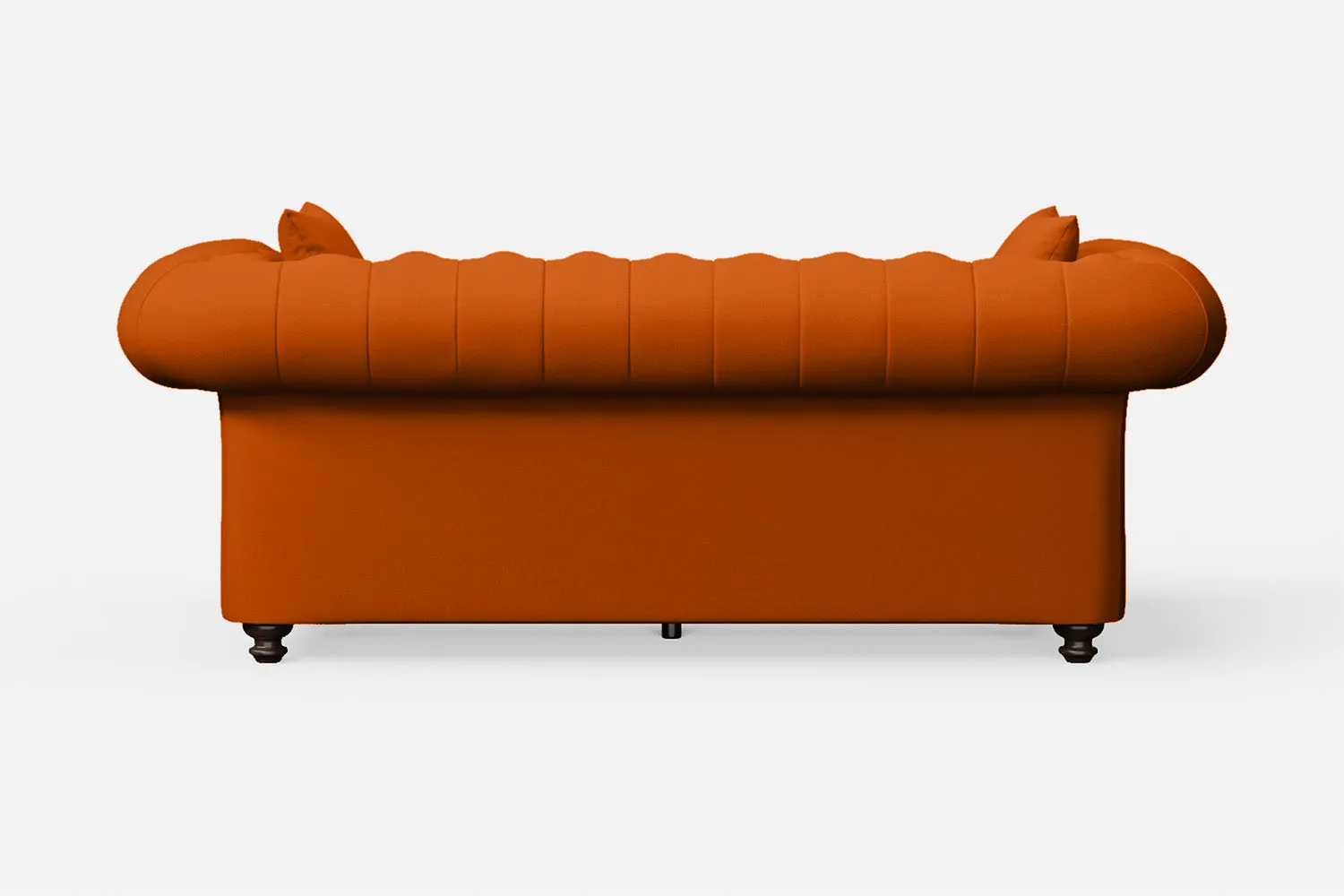 Pesaro 3 Seater Sofa Orange Leather