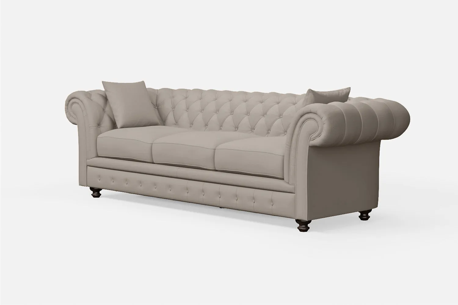 Pesaro 4 Seater Sofa Sand Leather