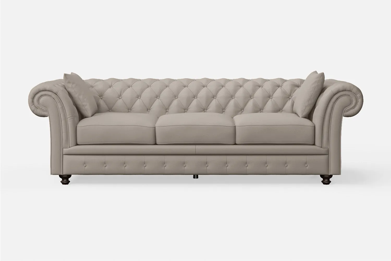 Pesaro 4 Seater Sofa Sand Leather