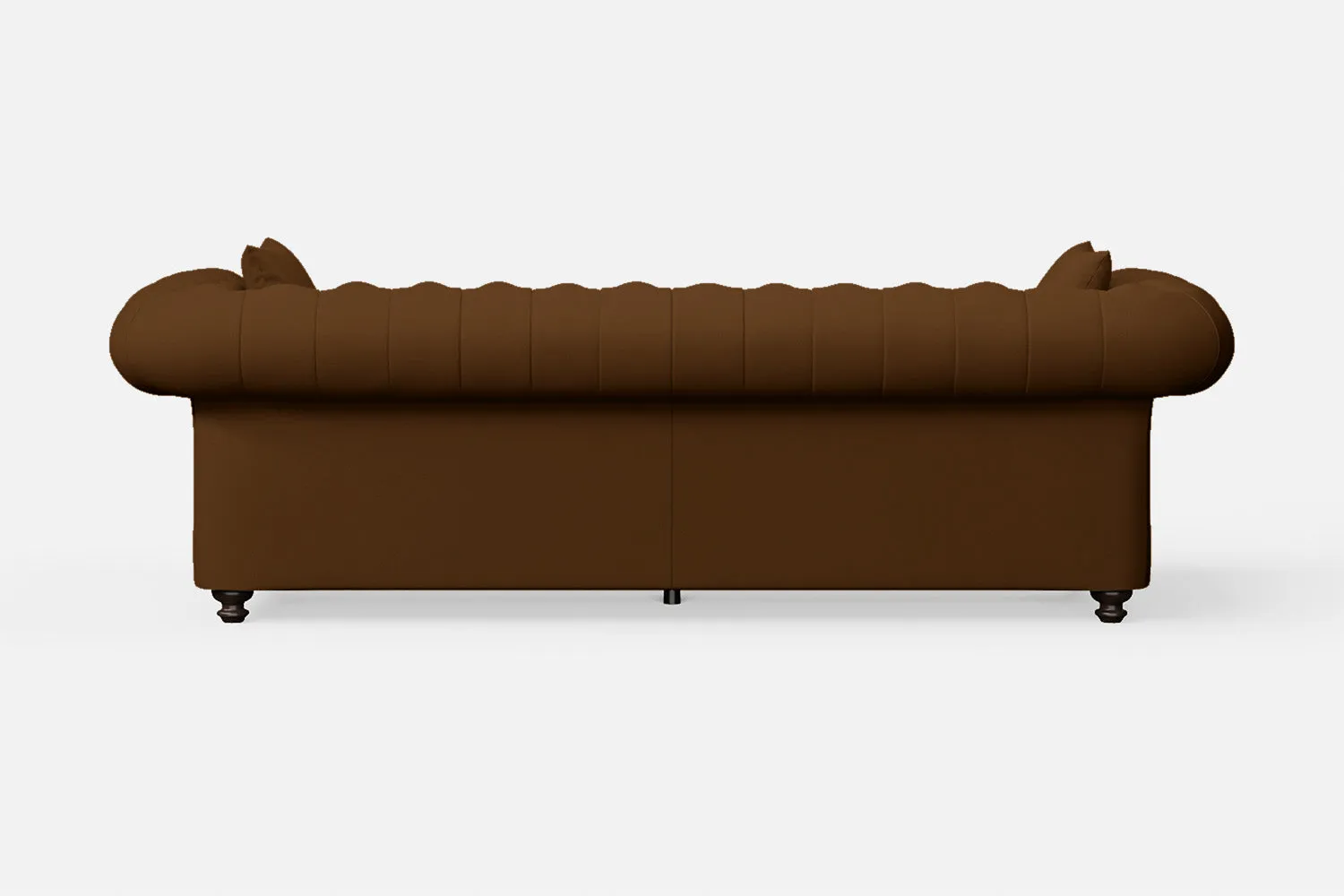 Pesaro 4 Seater Sofa Walnut Brown Leather